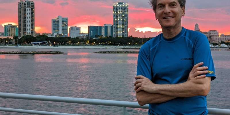 Steve Silver Florida mortgage broker on waterfront with city skyline