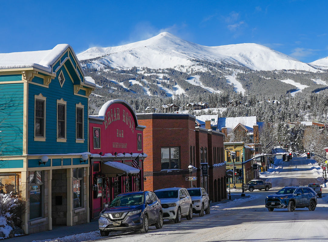 Breckenridge Colorado Main Street mountain resort town